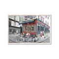 Picture of Centre Ville Café II _GroupedProduct_Rectangle_Landscape_Framed_Matted_