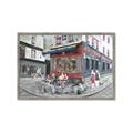Picture of Centre Ville Café II _GroupedProduct_Rectangle_Landscape_Framed_Matted_