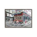 Picture of Centre Ville Café II _GroupedProduct_Rectangle_Landscape_Framed_Matted_