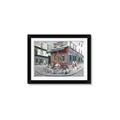 Picture of Centre Ville Café II _GroupedProduct_Rectangle_Landscape_Framed_Matted_
