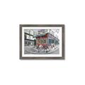 Picture of Centre Ville Café II _GroupedProduct_Rectangle_Landscape_Framed_Matted_
