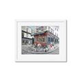 Picture of Centre Ville Café II _GroupedProduct_Rectangle_Landscape_Framed_Matted_