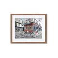 Picture of Centre Ville Café II _GroupedProduct_Rectangle_Landscape_Framed_Matted_