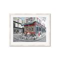 Picture of Centre Ville Café II _GroupedProduct_Rectangle_Landscape_Framed_Matted_