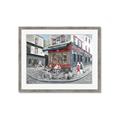 Picture of Centre Ville Café II _GroupedProduct_Rectangle_Landscape_Framed_Matted_