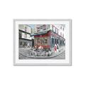 Picture of Centre Ville Café II _GroupedProduct_Rectangle_Landscape_Framed_Matted_