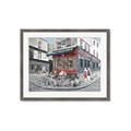 Picture of Centre Ville Café II _GroupedProduct_Rectangle_Landscape_Framed_Matted_