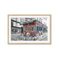 Picture of Centre Ville Café II _GroupedProduct_Rectangle_Landscape_Framed_Matted_