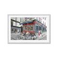 Picture of Centre Ville Café II _GroupedProduct_Rectangle_Landscape_Framed_Matted_