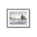 Picture of View In France _GroupedProduct_Rectangle_Landscape_Framed_Matted_