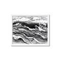 Picture of Seascape Sketch _GroupedProduct_Rectangle_Landscape_Framed_Matted_