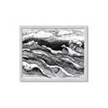 Picture of Seascape Sketch _GroupedProduct_Rectangle_Landscape_Framed_Matted_