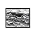 Picture of Seascape Sketch _GroupedProduct_Rectangle_Landscape_Framed_Matted_