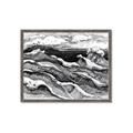Picture of Seascape Sketch _GroupedProduct_Rectangle_Landscape_Framed_Matted_