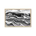 Picture of Seascape Sketch _GroupedProduct_Rectangle_Landscape_Framed_Matted_