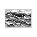 Picture of Seascape Sketch _GroupedProduct_Rectangle_Landscape_Framed_Matted_