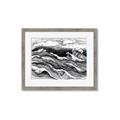 Picture of Seascape Sketch _GroupedProduct_Rectangle_Landscape_Framed_Matted_