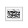 Picture of Seascape Sketch _GroupedProduct_Rectangle_Landscape_Framed_Matted_