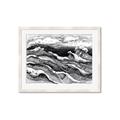 Picture of Seascape Sketch _GroupedProduct_Rectangle_Landscape_Framed_Matted_