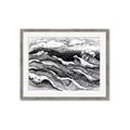 Picture of Seascape Sketch _GroupedProduct_Rectangle_Landscape_Framed_Matted_