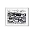 Picture of Seascape Sketch _GroupedProduct_Rectangle_Landscape_Framed_Matted_
