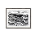 Picture of Seascape Sketch _GroupedProduct_Rectangle_Landscape_Framed_Matted_