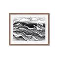 Picture of Seascape Sketch _GroupedProduct_Rectangle_Landscape_Framed_Matted_