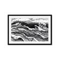 Picture of Seascape Sketch _GroupedProduct_Rectangle_Landscape_Framed_Matted_