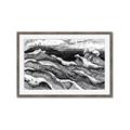 Picture of Seascape Sketch _GroupedProduct_Rectangle_Landscape_Framed_Matted_