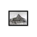 Picture of Gray Wooden Barn _GroupedProduct_Rectangle_Landscape_Framed_Matted_