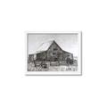 Picture of Gray Wooden Barn _GroupedProduct_Rectangle_Landscape_Framed_Matted_