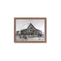 Picture of Gray Wooden Barn _GroupedProduct_Rectangle_Landscape_Framed_Matted_