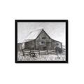 Picture of Gray Wooden Barn _GroupedProduct_Rectangle_Landscape_Framed_Matted_