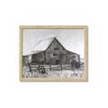 Picture of Gray Wooden Barn _GroupedProduct_Rectangle_Landscape_Framed_Matted_
