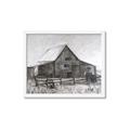 Picture of Gray Wooden Barn _GroupedProduct_Rectangle_Landscape_Framed_Matted_