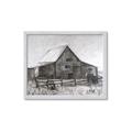 Picture of Gray Wooden Barn _GroupedProduct_Rectangle_Landscape_Framed_Matted_