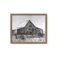 Picture of Gray Wooden Barn _GroupedProduct_Rectangle_Landscape_Framed_Matted_
