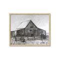 Picture of Gray Wooden Barn _GroupedProduct_Rectangle_Landscape_Framed_Matted_
