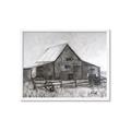 Picture of Gray Wooden Barn _GroupedProduct_Rectangle_Landscape_Framed_Matted_