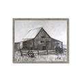 Picture of Gray Wooden Barn _GroupedProduct_Rectangle_Landscape_Framed_Matted_