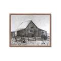 Picture of Gray Wooden Barn _GroupedProduct_Rectangle_Landscape_Framed_Matted_
