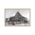 Picture of Gray Wooden Barn _GroupedProduct_Rectangle_Landscape_Framed_Matted_
