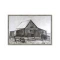 Picture of Gray Wooden Barn _GroupedProduct_Rectangle_Landscape_Framed_Matted_