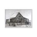 Picture of Gray Wooden Barn _GroupedProduct_Rectangle_Landscape_Framed_Matted_