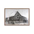 Picture of Gray Wooden Barn _GroupedProduct_Rectangle_Landscape_Framed_Matted_