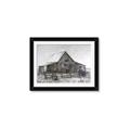 Picture of Gray Wooden Barn _GroupedProduct_Rectangle_Landscape_Framed_Matted_