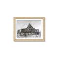 Picture of Gray Wooden Barn _GroupedProduct_Rectangle_Landscape_Framed_Matted_