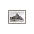 Picture of Gray Wooden Barn _GroupedProduct_Rectangle_Landscape_Framed_Matted_