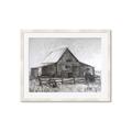 Picture of Gray Wooden Barn _GroupedProduct_Rectangle_Landscape_Framed_Matted_