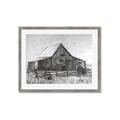 Picture of Gray Wooden Barn _GroupedProduct_Rectangle_Landscape_Framed_Matted_